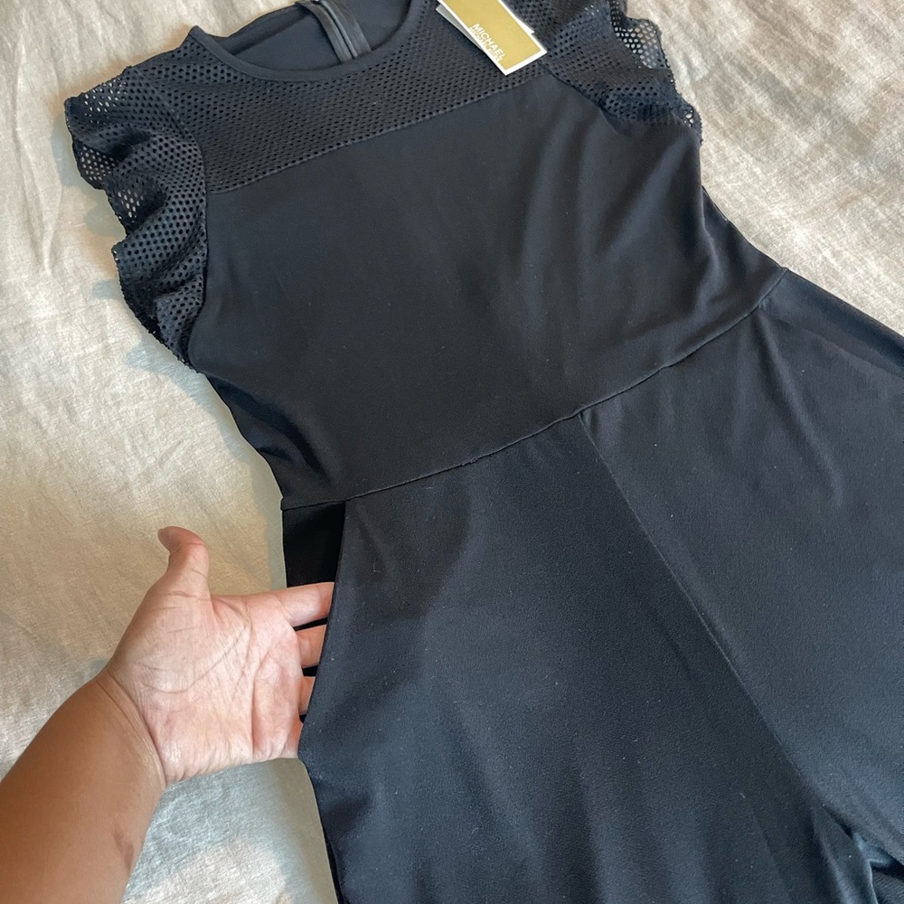 MICHAEL Michael Kors Black Wide-Leg Jumpsuit